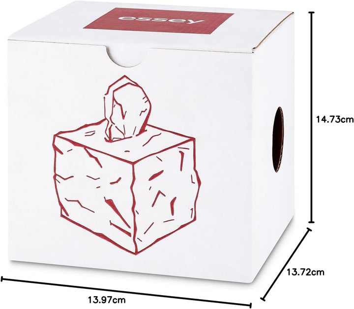 Essey Kosmetiktücher-Box Wipy Cube I, quadratischer Taschentuchspender, Design Taschentuchbox, 13x13
