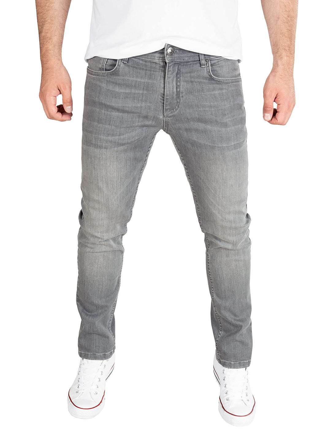 WOTEGA Herren Jeans Alistar Slim Fit 29W / 30L Grau (Steel Gray 184005), 29W / 30L Grau (Steel Gray