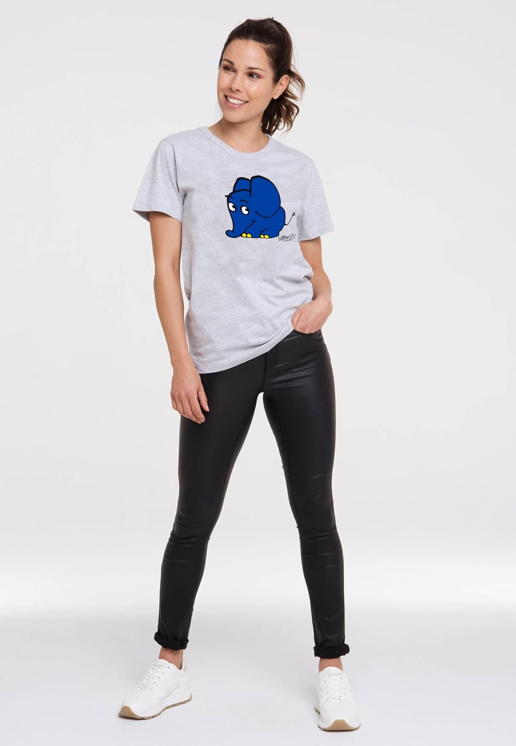 Logoshirt® TV I Die Sendung mit der Maus I Elefant I T-Shirt Print I Damen &amp; Herren I kurzärmlig I L