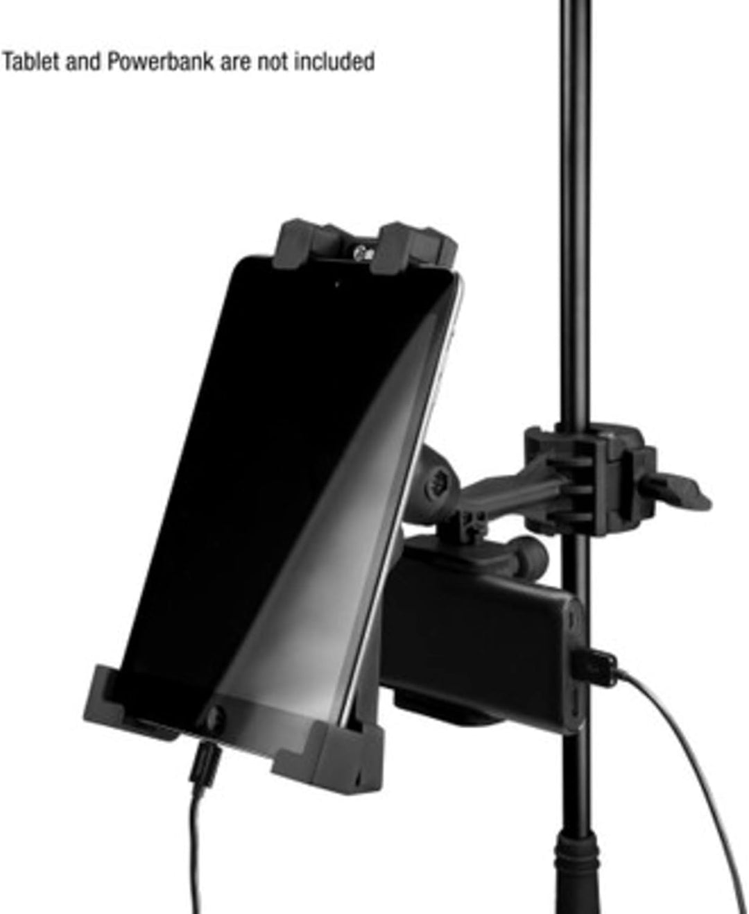 Adam Hall Stands THMS 1 - Universeller Tablet-Halter mit multifunktionalem Aufnehmer
