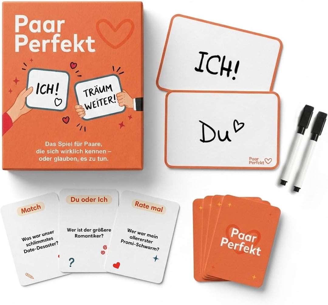 Paar Perfekt – Das lustige Spiel für Paare zu zweit | Findet heraus wie gut Ihr euch kennt | Pärchen