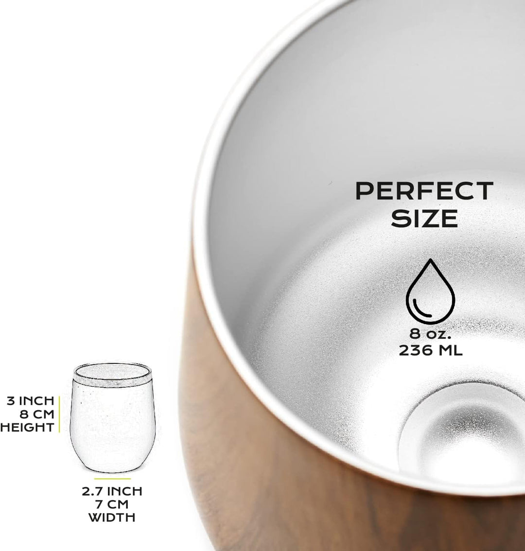 balibetov - Neu - Modernes Yerba Mate Gourd Set (Mate Tasse) - Doppelwandiger 18/8 Edelstahl Enthält