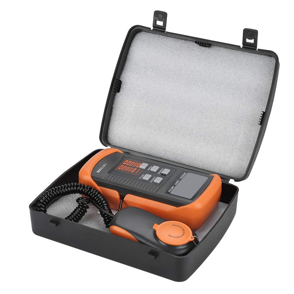 Estink LX1330B Digital Luxmeter, LCD Display Lichtmessgerät, 0-200.000 Lux Messbereich, Beleuchtungs