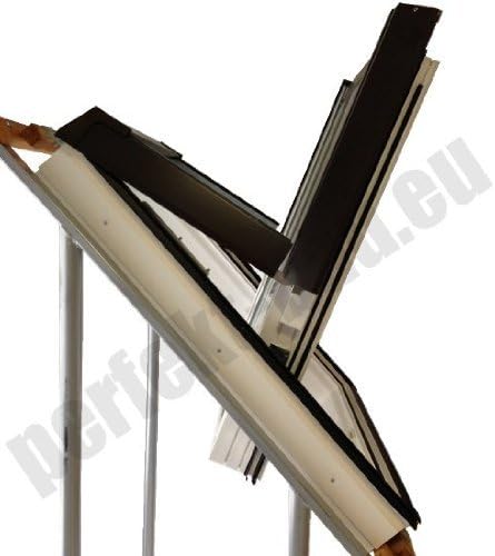 AFG Skylight Kunststoff Dachfenster PVC 78 x 98 mit Eindeckrahmen Schwingfenster Dachflächenfenster