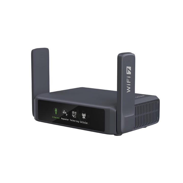 GL.iNet GL-BE3600 (Slate 7) Tragbarer Router, Dualband-WLAN-7-Gigabit-Router im Taschenformat, OpenV