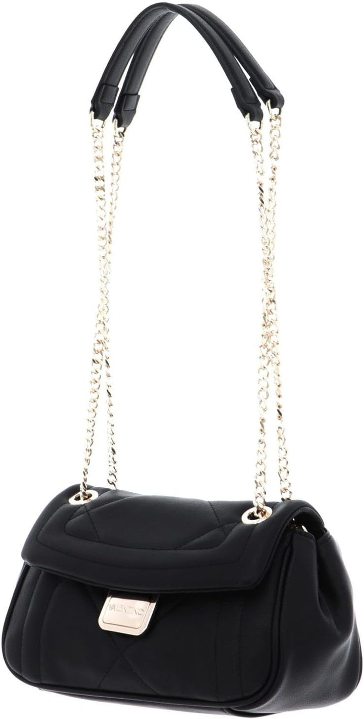 Valentino Damen Perla Satchel Nero, Nero