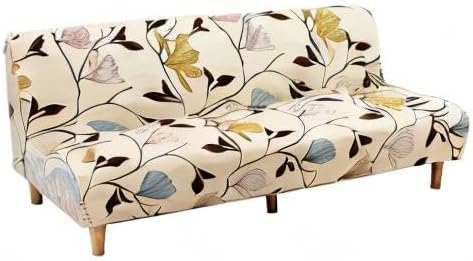 CHNSHOME Sofabezug ohne armlehnen Stretch Armlose sofaüberwurf Sofahusse Ohne Armlehne 3 sitzer Sofa