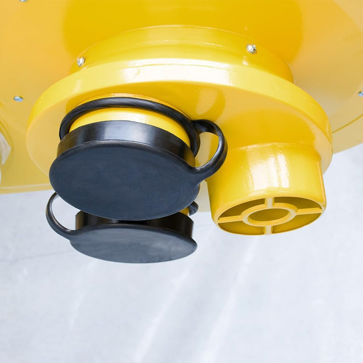 BAMATO Absauganlage AB-2800 | 2200W | 1900 Pa | Absaugleistung von 2800 m³/h | 2 x 175 Liter Spänesä
