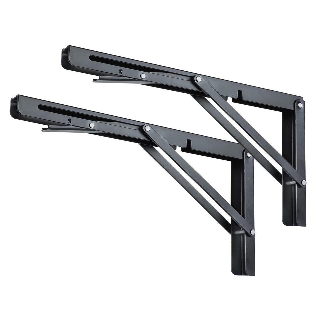 Toirxarn Klappkonsole 250mm Wand Klappkonsole Kapazität 150 kg 2 Stück - Rostfreier Stahl Schwerlast