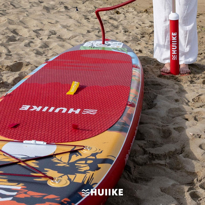 Sup Pumpe Doppelhub - HUIIKE | Pumpe Stand Up Paddle 15 PSI, Luftpumpe Sup Handpumpe Stabil | Handpu