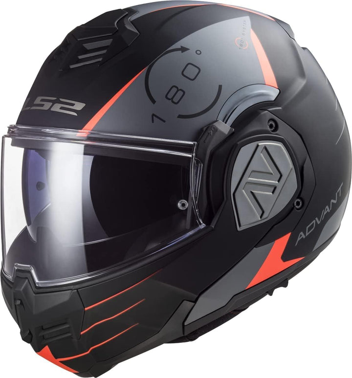 LS2, Modularhelme motorrad ADVANT Codex mat black titanium, XL XL mat black titanium, XL mat black t