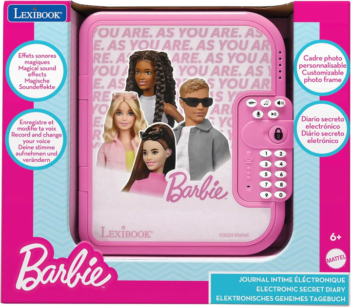 Lexibook, Barbie: Barbie elektronisches Tagebuch mit Stift und Notizbuch inklusive, interaktiv, pass