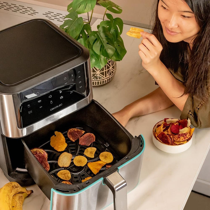 Cecotec Heissluftfritteuse ohne Öl 8 L Cecofry Supreme 8000 Air Fryer. 1800 W, Touchscreen, 30º-200