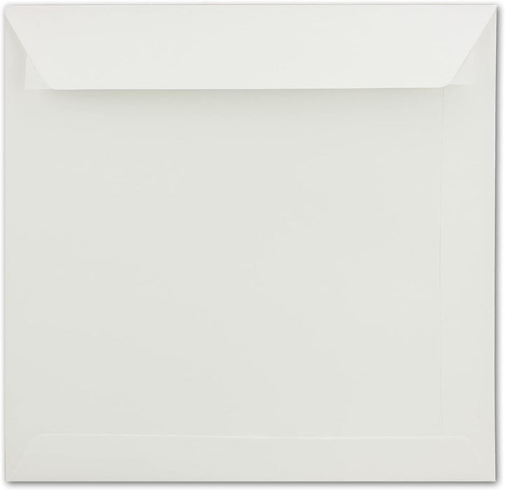 400x grosse quadratische Briefumschläge 22 x 22 cm - Creme - 120 g/m² - Für ganz besondere Anlässe -
