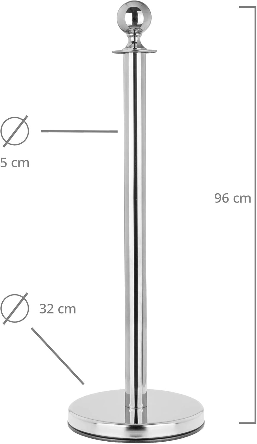 Stagecaptain PLS-150FS Absperrständer - Edelstahl-Stativ - Als Erweiterung oder Ersatz für PLS-150 P