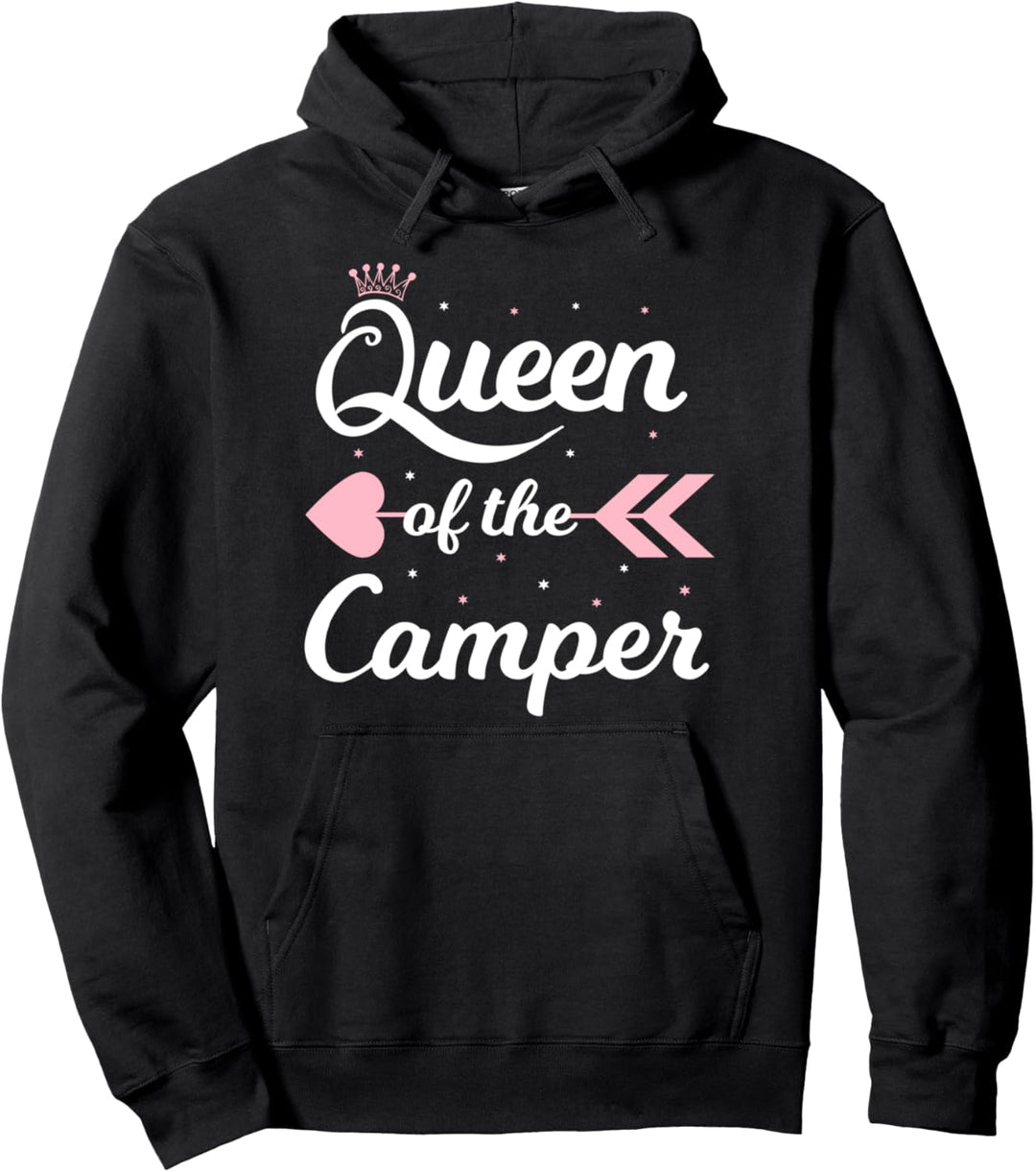 Camper Queen - Frauen Camping Pullover Hoodie