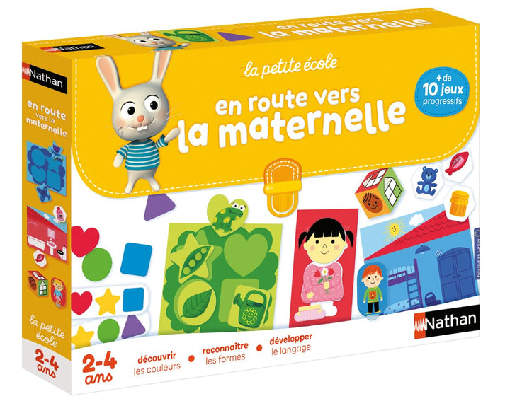 Nathan Diset A1504195 Vorschul-Lernspiel En Route Vers La Maternelle (französische Ausgabe)