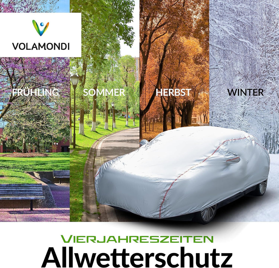 Autoabdeckung (483x178x120) wasserdichte Auto Abdeckplane aus besonders strapazierfähigem Material |