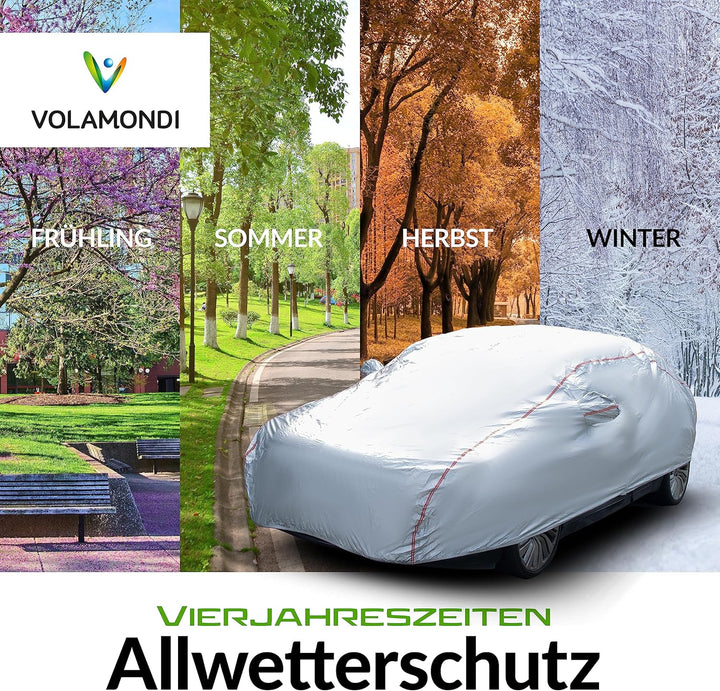 Autoabdeckung (483x178x120) wasserdichte Auto Abdeckplane aus besonders strapazierfähigem Material |
