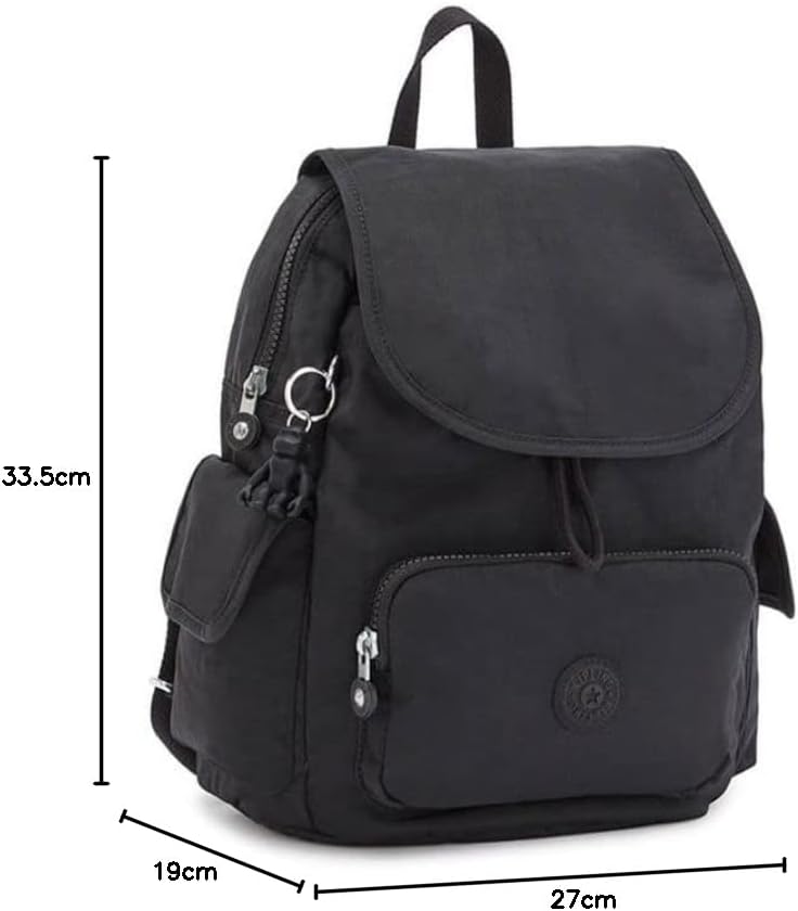 Kipling CITY PACK S Kleiner Rucksack Black Noir, Black Noir