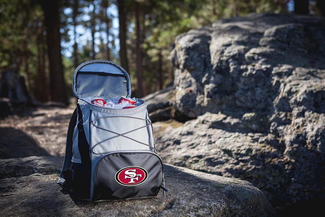 PICNIC TIME NFL Unisex Erwachsene NFL PTX Rucksack Cooler San Francisco 49ers Einheitsgrösse Schwarz