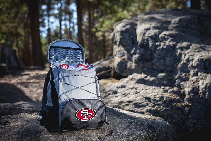 PICNIC TIME NFL Unisex Erwachsene NFL PTX Rucksack Cooler San Francisco 49ers Einheitsgrösse Schwarz