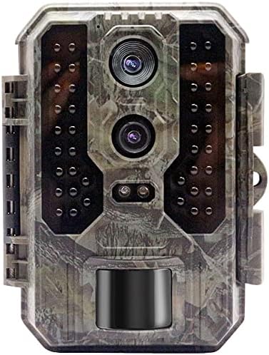 VisorTech Infrarot Wildkamera: 4K-Wildkamera mit Dual-Linse, IR-Nachtsicht, inkl. Akku-Solarpanel (m