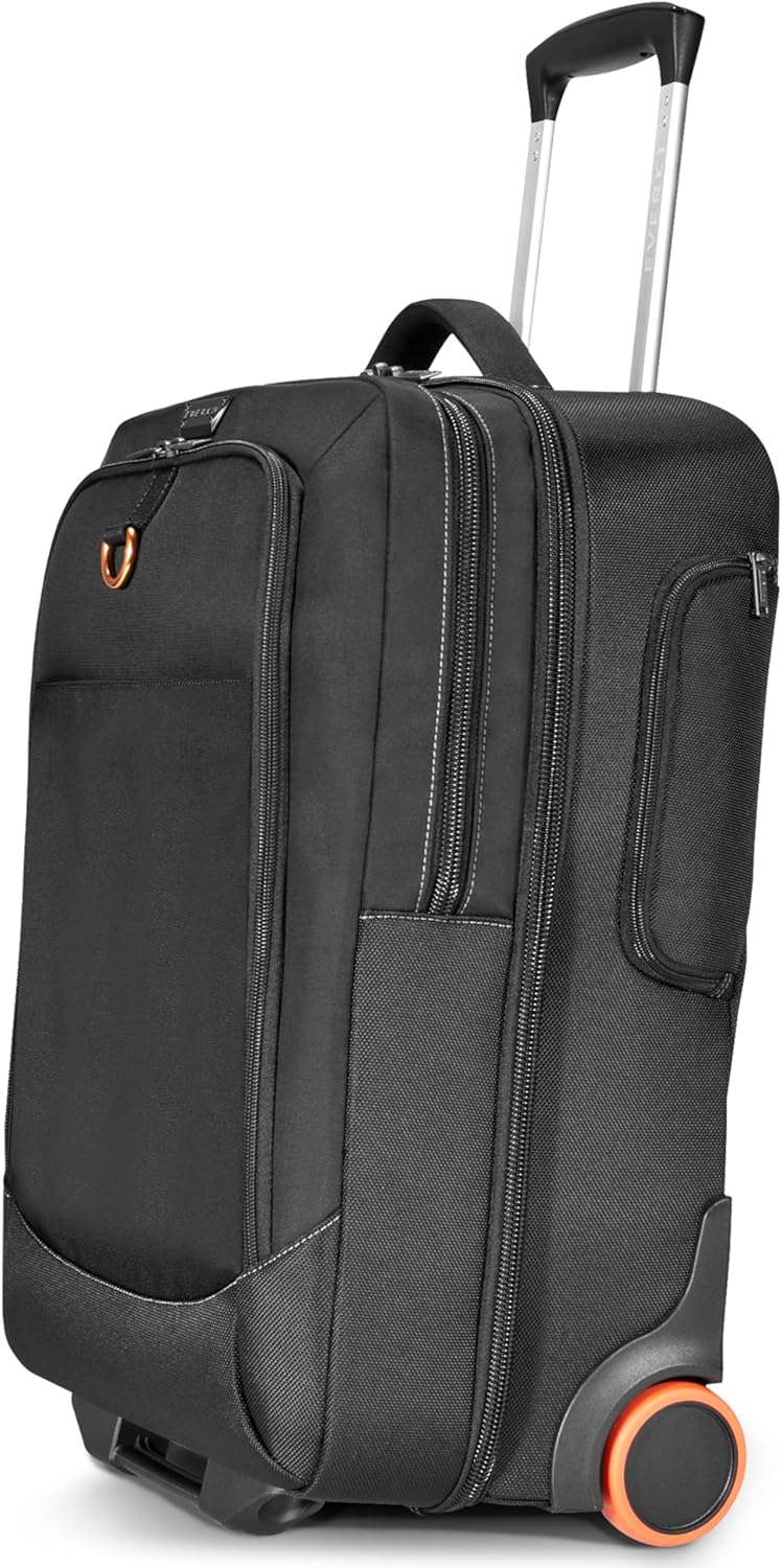 Everki EKB420 Laptop Trolley mit anpassbarem Fach für Notebooks von 15" bis 18,4" (38,1-46,8 cm), Sc