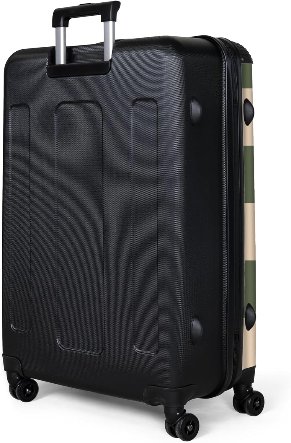 NoBoringSuitcases.com® Koffer XL Gross 77x51.5x28 cm Reisekoffer mit 4 Rollen Leicht Trolley Hartsch