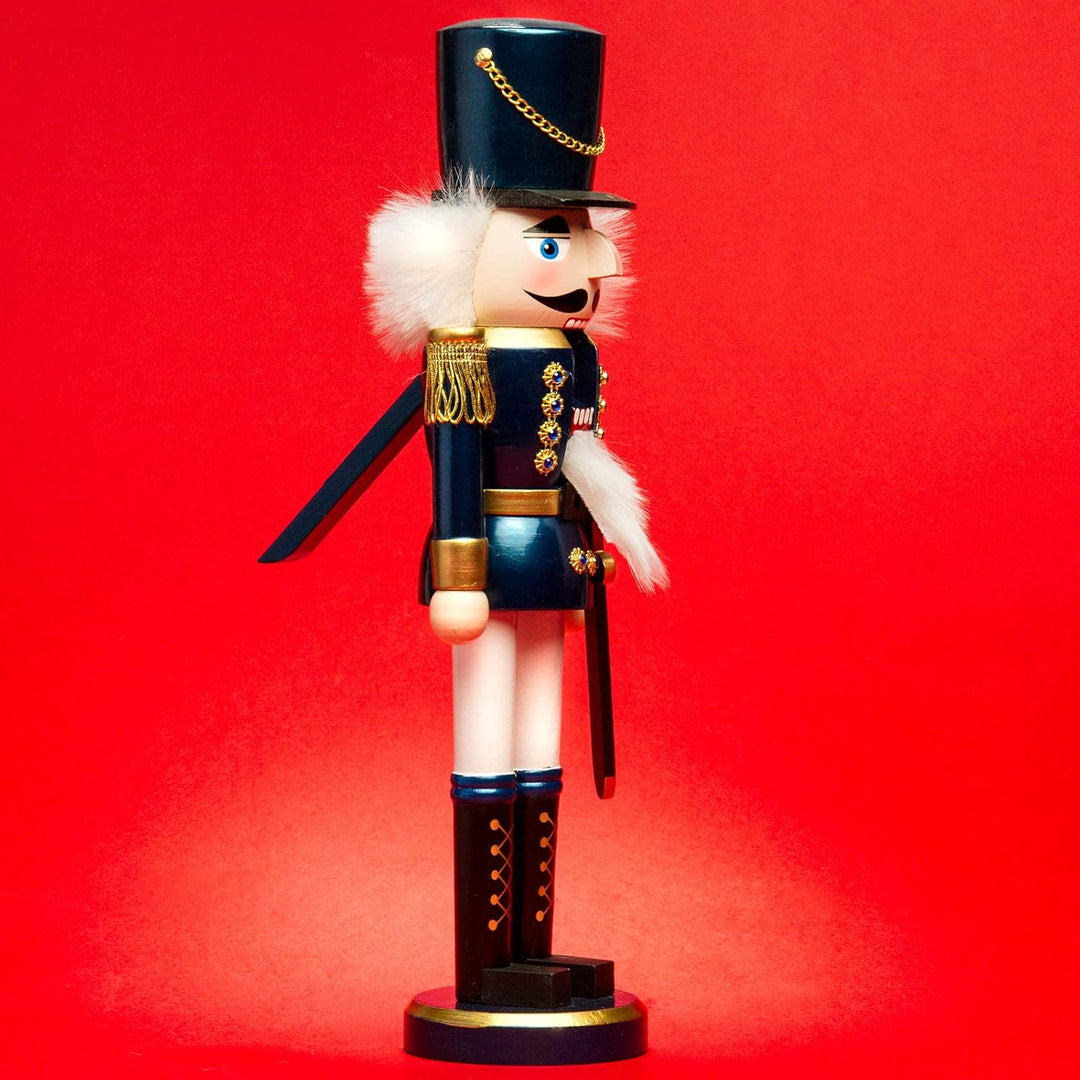 SIKORA NK-I Deko Nussknacker Figur aus Holz Verschiedene Motive 3 Grössen, Grösse:Höhe ca. 38 cm, Fa
