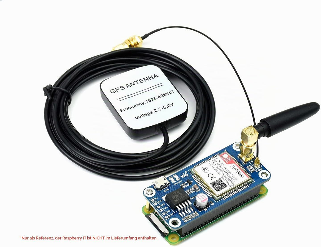 SIM7000G NB-IoT/Cat-M/Edge/GPRS HAT for Raspberry Pi Series, Low Power Narrow Band Cellular IoT Comm
