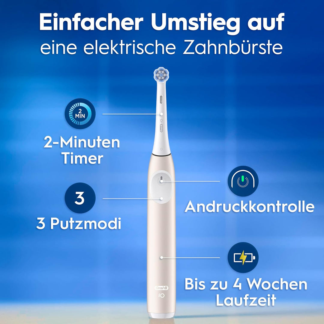 Oral-B iO Series 2 Elektrische Zahnbürste/Electric Toothbrush, 1 Aufsteckbürste, 3 Putzmodi für Zahn