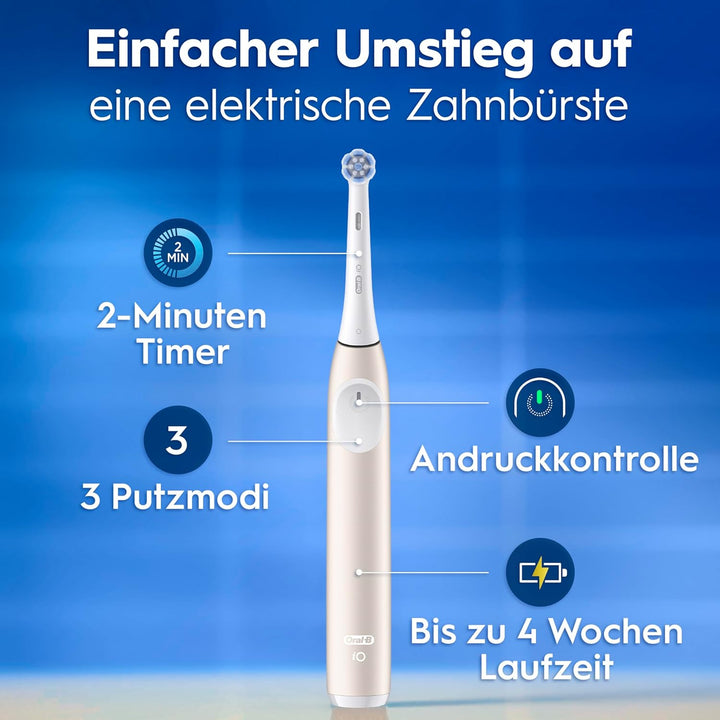Oral-B iO Series 2 Elektrische Zahnbürste/Electric Toothbrush, 1 Aufsteckbürste, 3 Putzmodi für Zahn