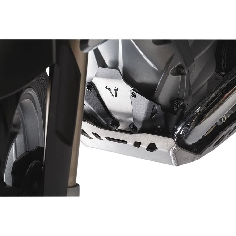 SW-MOTECH Motorschutz-Verlängerung vorne, Schwarz/Silbern für BMW R 1200-Modelle, R 1250 GS
