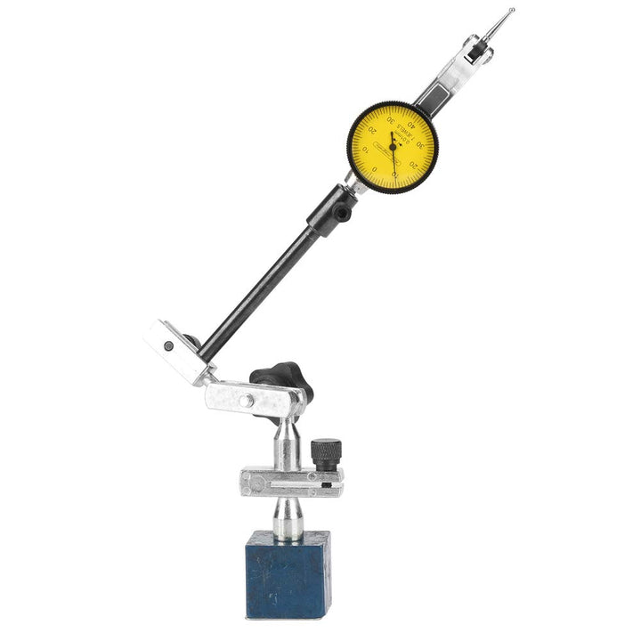 Mechanische Messuhr, Magnetstativ Messstativ Standard Messuhr mit Zifferblatt 0-0,8 mm Messbereich 0