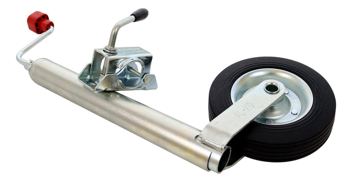 p4U Alko Stützrad + Klemmschelle 150kg Stützlast 48mm ? Deichselrad AL-KO Bugrad Anh?nger Stütze Alk