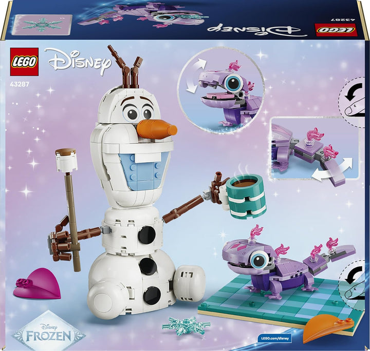 LEGO ǀ Disney Frozen Picknickspass mit Olaf und Bruni - Schneemann Figur mit Picknickdecke und Zubeh