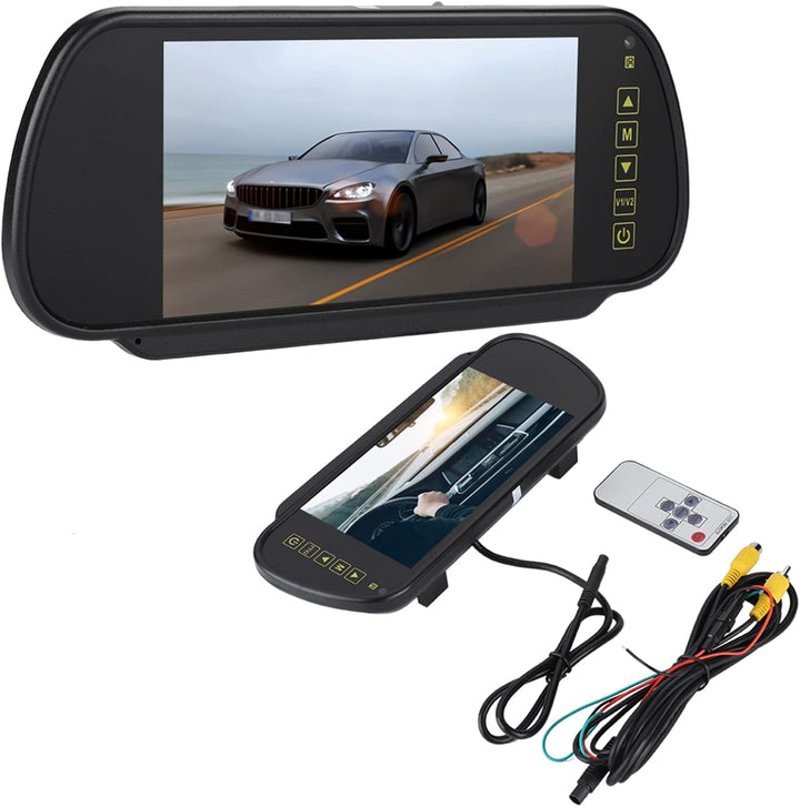 Kamera-Rückfahrkamera-Set, Rückspiegel-, 7 Zoll LCD-Display, Rückfahrkamera-, Parkmonitor für Rückfa