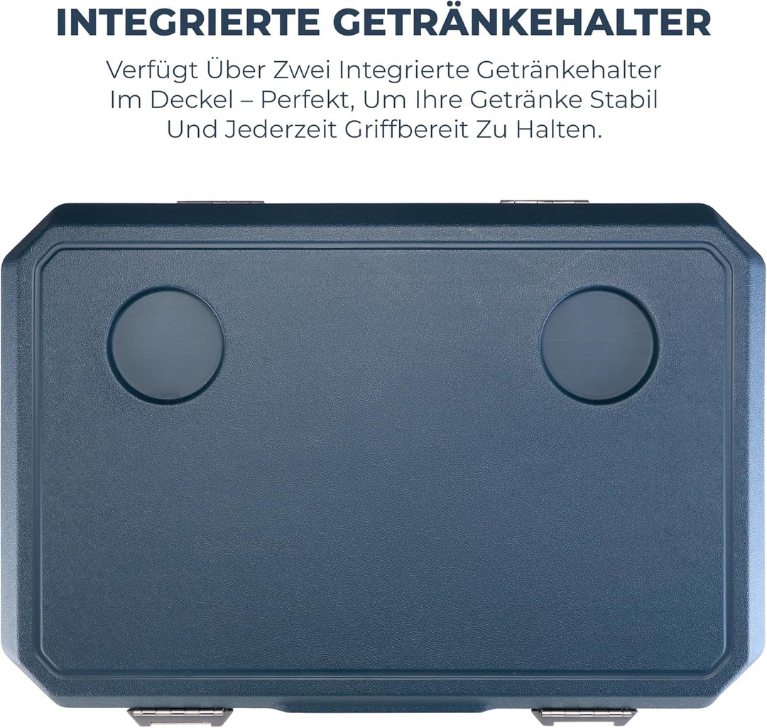 Subcold MOBI Rollkühlbox - Isolierte Kühlbox auf Rollen mit Griffen und Ablauf | Eiskühler für Reise