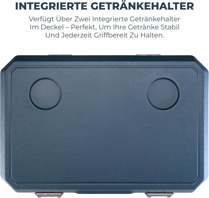 Subcold MOBI Rollkühlbox - Isolierte Kühlbox auf Rollen mit Griffen und Ablauf | Eiskühler für Reise