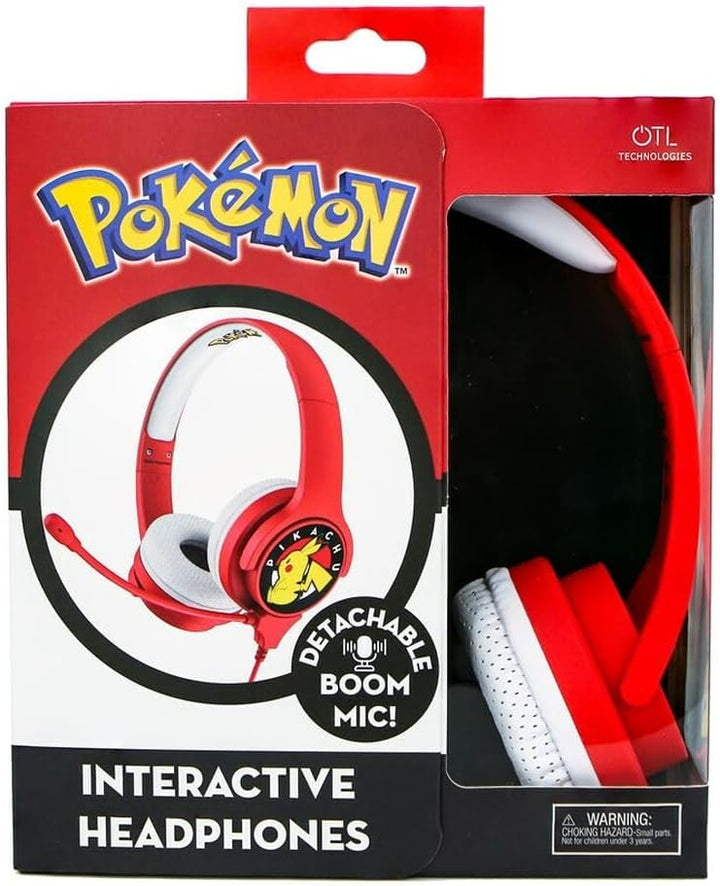OTL Technologies Pokemon interaktiver Kopfhörer, mit Mikorfon & Kabel Kinder (grössenverstellbar)
