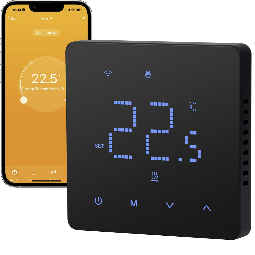 Beok Fussbodenheizung Thermostat Digital Für Elektrische Fussbodenheizung Smart WiFi Raumthermostat