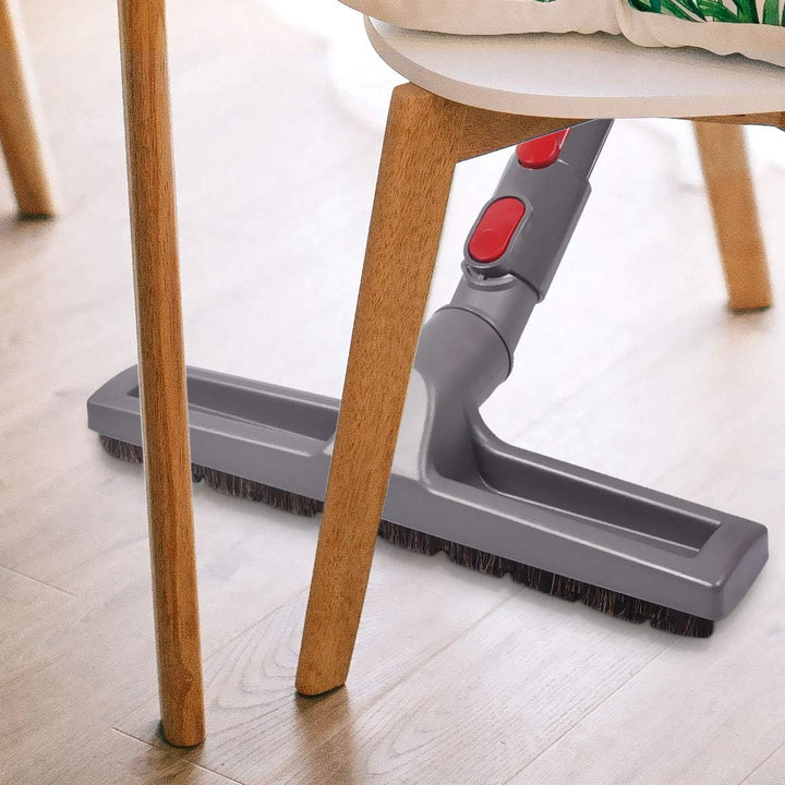 KEEPOW Flexible Parkettbürste, Bürste Passend für Dyson Staubsauger (mit Adapter für V7 V8 V10