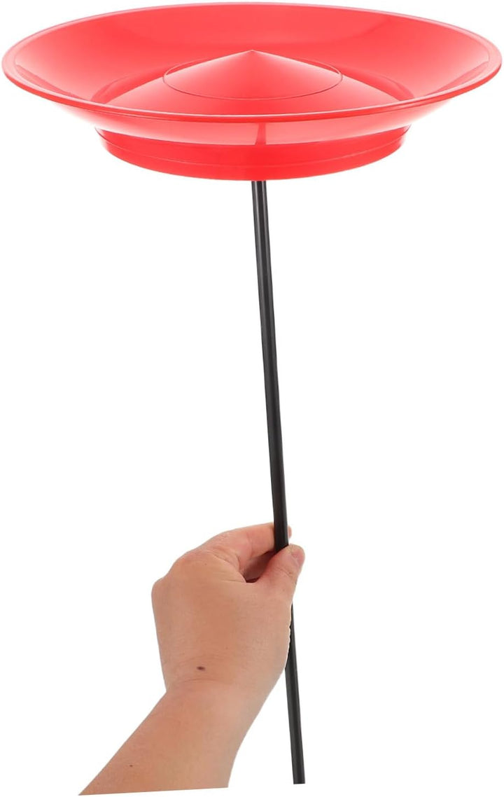 Toyvian Juggling Plates mit Stab Circus Performance Teller für Anfänger und Balance Juggling Prop fü