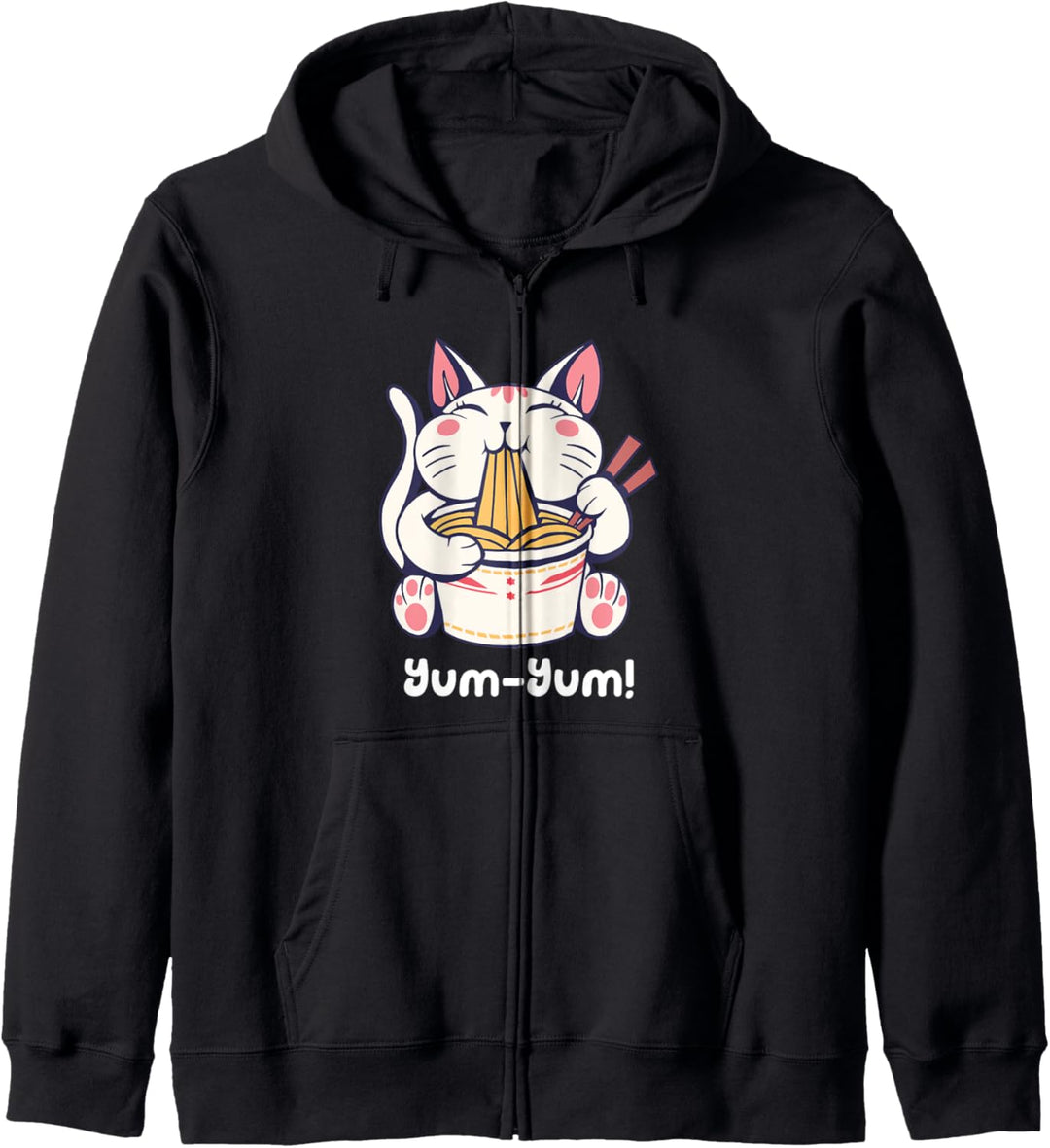Anime Japan Nudeln Katze Kapuzenjacke