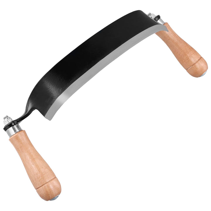 QWORK® 250 mm Zugmesser Reifmesser mit Hohe Schärfe, Gehärteter Hohlschliffklinge, Ergonomischen Hol