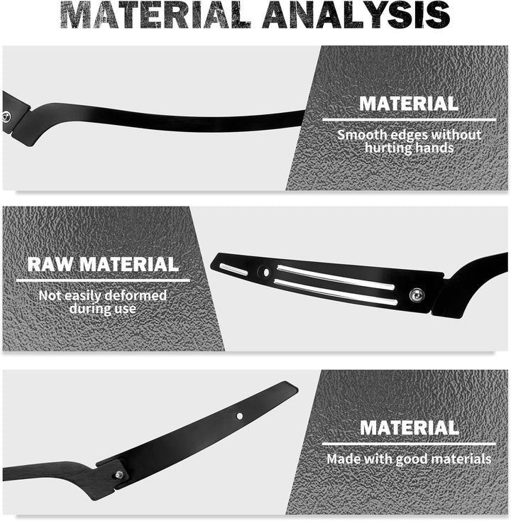 HDBUBALUS Motorrad-Windschutzscheiben-Verkleidungs-Set für Harley Touring Road Glide CVO FLTRU FLTRX