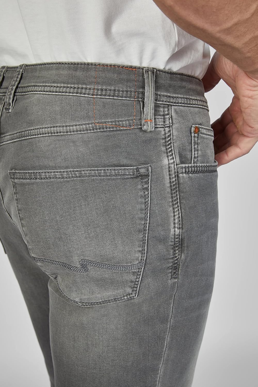 Hattric Herren 5-Pocket-Shorts Jogg-Denim Grey 29W Grau, 29W Grau