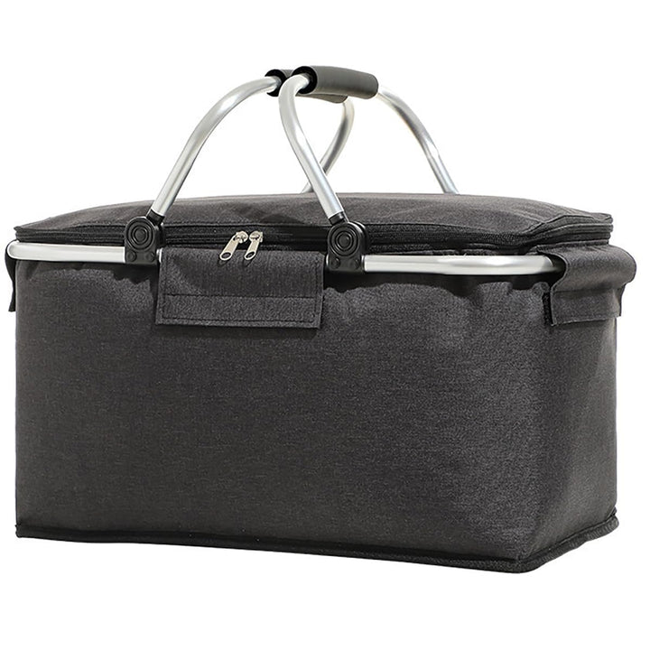 Einkaufskorb Faltbar, Einkaufskorb mit Kühlfunktion, Thermo als Picknickkorb,Tragekorb,Kühlbox Tragb