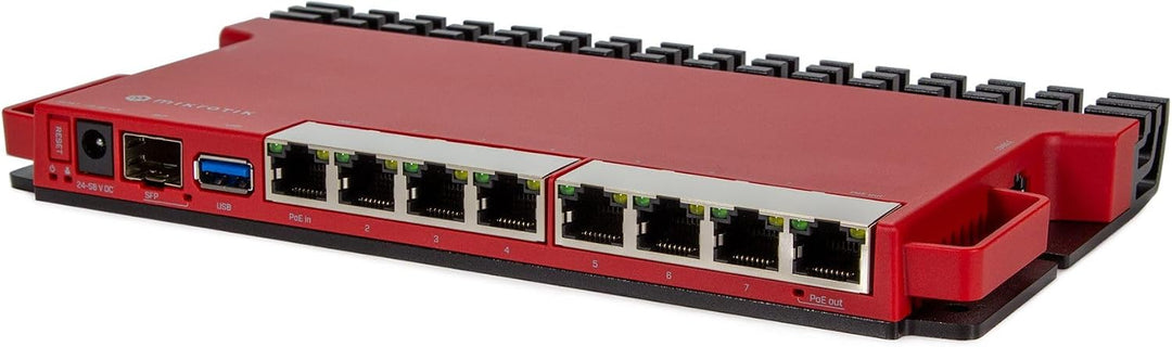 Mikrotik L009UiGS-RM Routeur connecté 2.5 Gigabit Ethernet, Gigabit Ethernet Rouge